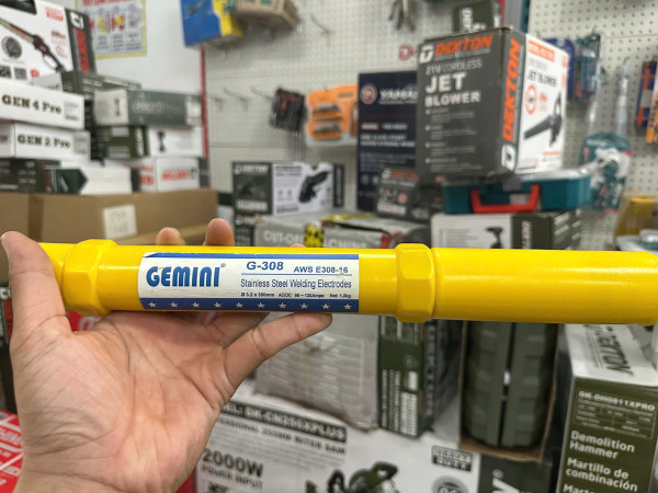 Que hàn inox Gemini G-308 đủ size - 1KG (2.0 - 4.0mm)