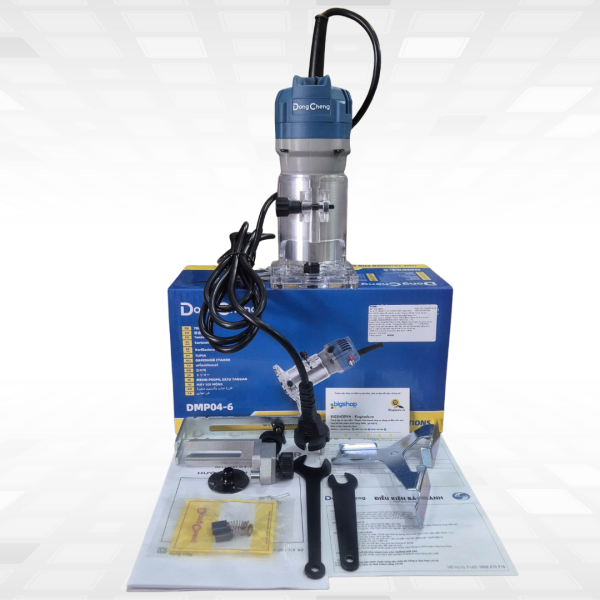 Máy phay soi mộng gỗ DONGCHENG DMP04-6 (Mũi 6.35mm, công suất 550W)