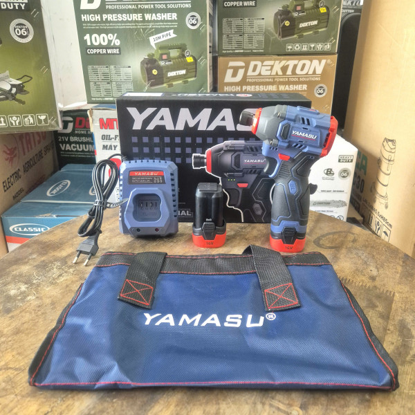 Máy siết vít động lực Pin 16V, 160N Yamasu YMS-MCV10160G2W (2 Pin 1.5Ah)