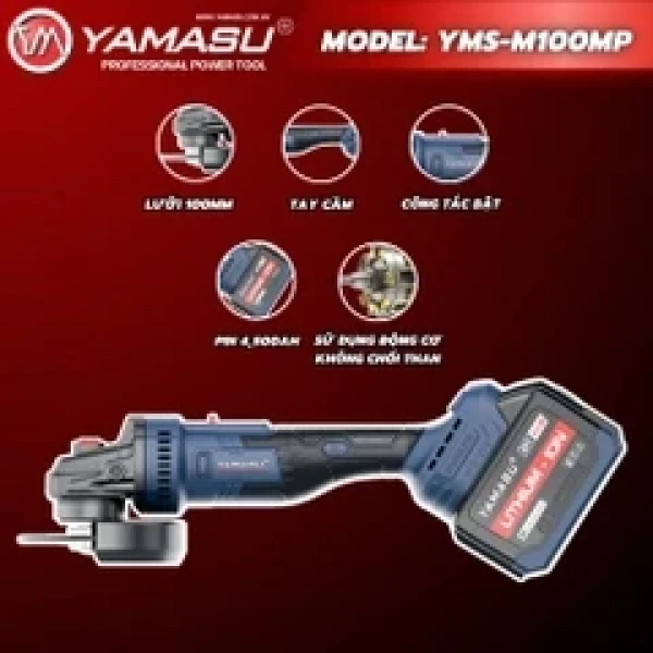 Máy cắt mài Pin 21V Yamasu YMS-M100 MP