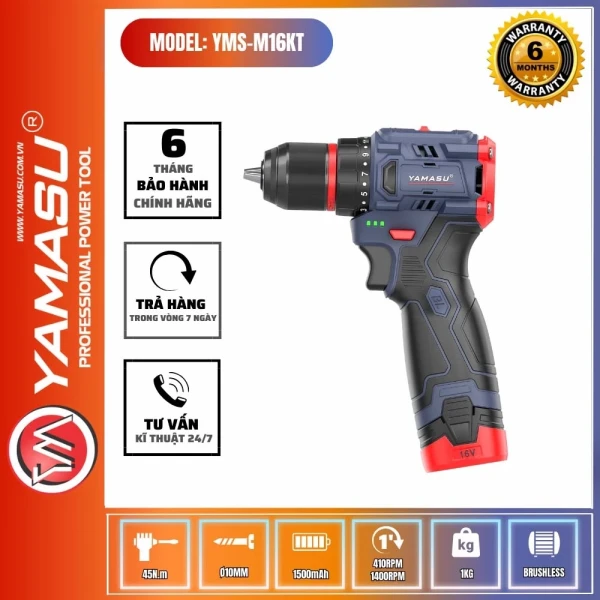 Thân máy khoan 10mm Yamasu YMS-M16KT