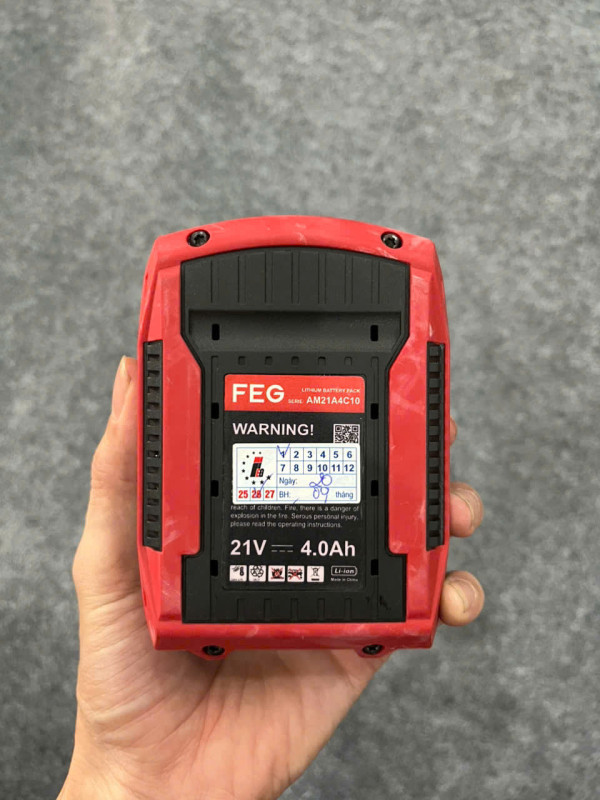 Pin 10 cell 21V/4.0AH FEG EGAM21A4C10