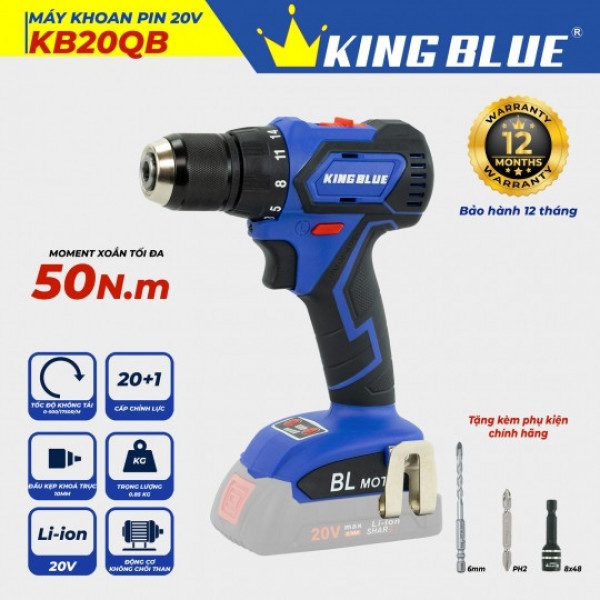 Máy Khoan Pin 20V King Blue KB20QB
