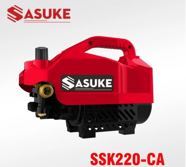 Máy xịt rửa xe có chỉnh áp SASUKE, dây đồng cs 2200W SSK-220CA
