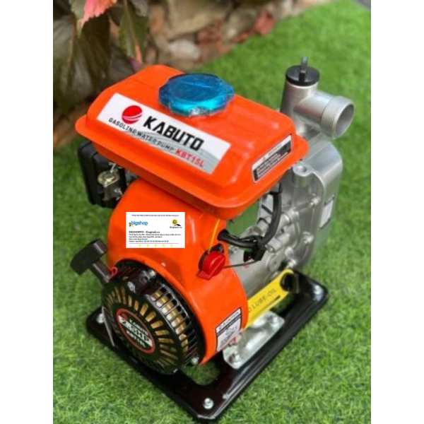 Máy bơm nước chạy xăng 1.5 inch KABUTO KBP15L (Công suất 2.5HP, 4 kỳ)