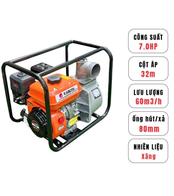 Bơm nước KABUTO KBT20L (ỐNG 50MM)