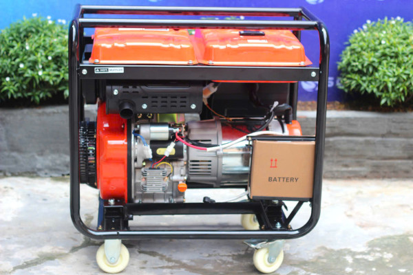 Tổ máy phát điện DIESEL KABUTO KBT7900D (7.0 KW- có đề, bánh xe)