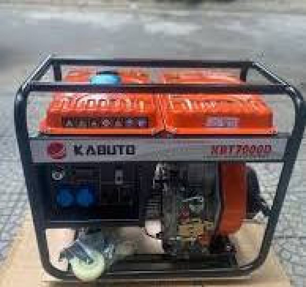 Tổ máy phát điện DIESEL KABUTO KBT7000D (7.0 KW- có đề, bánh xe)