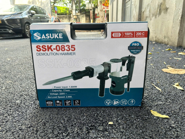 Máy đục SASUKE 1600W SSK-0835 ( Kèm 2 mũi đục)