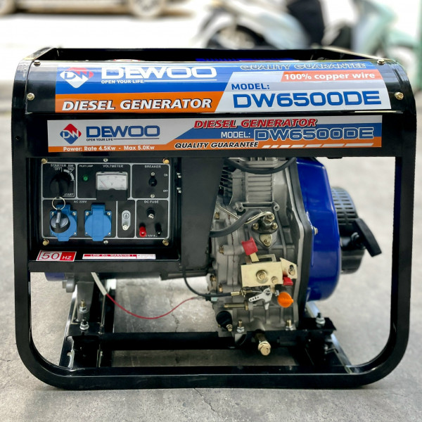 Máy phát điện diesel Dewoo DW6500DE