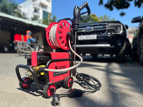 Máy xịt rửa xe cao cấp 3050W Sasuke SSK3050PRO (Có chỉnh áp)