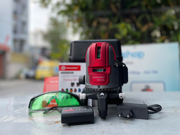 Máy laser cân bằng 5 tia xanh YMS-155