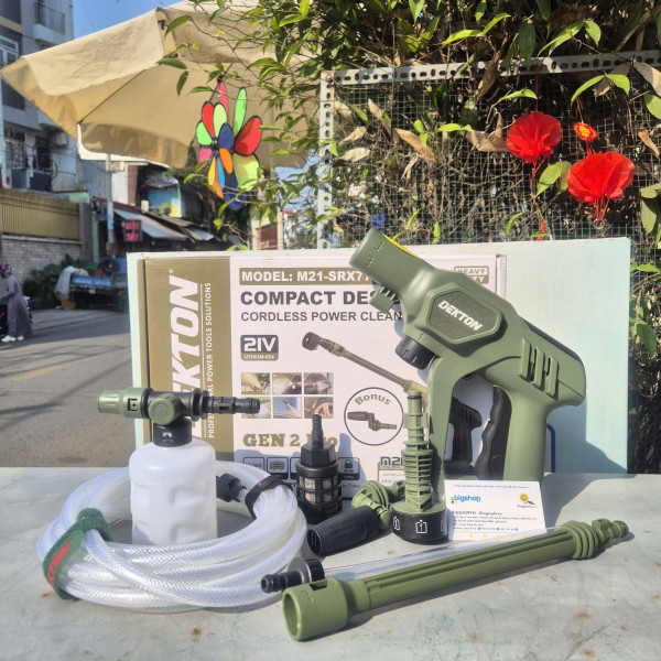 Máy rửa xe Dekton pin M21 - SRX775CP, M21-SRX775PRO, M21-SRX775XPRO