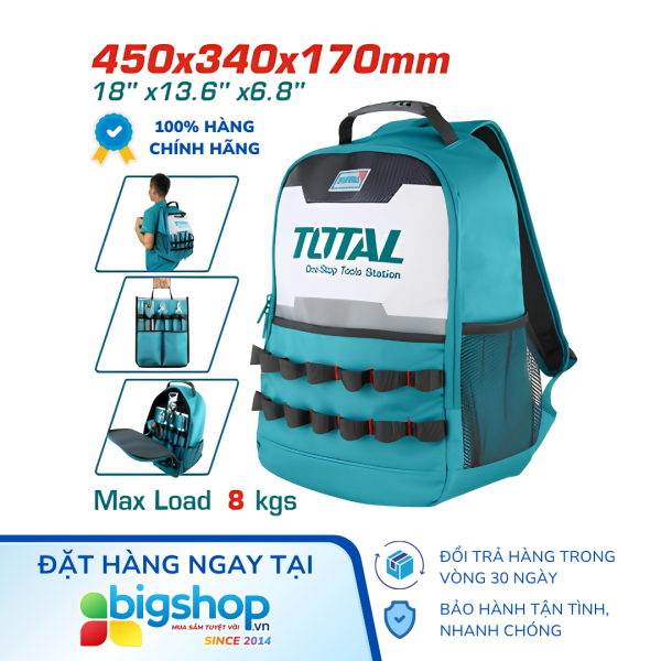 Balo đựng công cụ 8kg TOTAL THBP0201