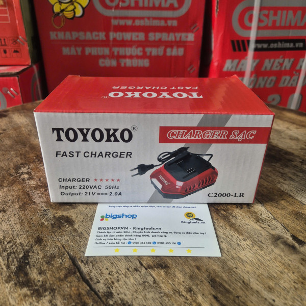 Sạc nhanh 21V/2.0Ah TOYOKO C2000-LR