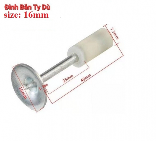 Hộp 100, 200 đinh hạt nổ dành cho súng bắn ty trần đủ loại, 7.3mm