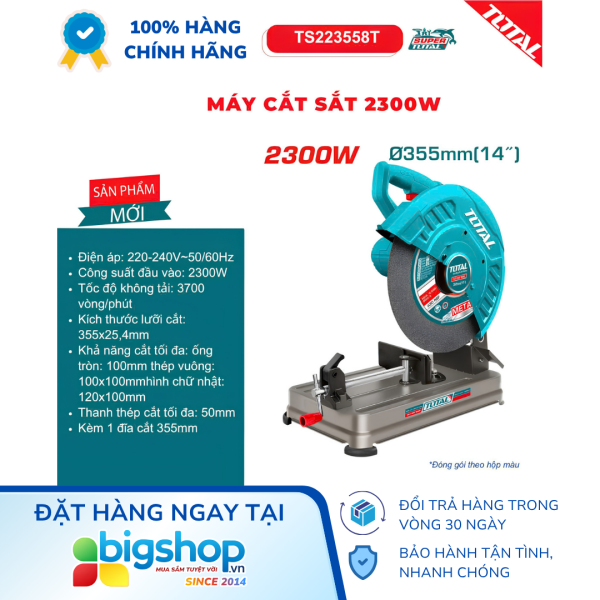 Máy cắt sắt Total TS223558T 2300W