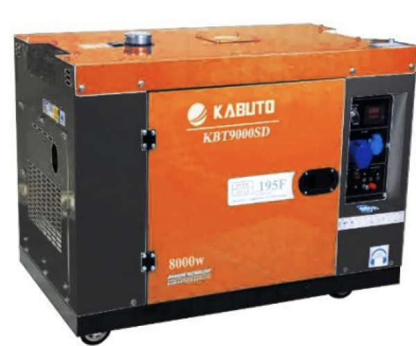 TỔ MÁY PHÁT ĐIỆN DIESEL KABUTO KBT9000SD, cách âm 