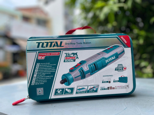 Máy mài khuôn dùng pin 8V Total TMGLI0801