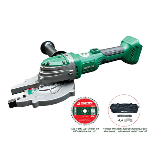 Máy cắt sắt lưỡi hợp kim dùng pin 21V Dekton M21-CHK145BL 1000W  (Chưa Pin & Sạc)