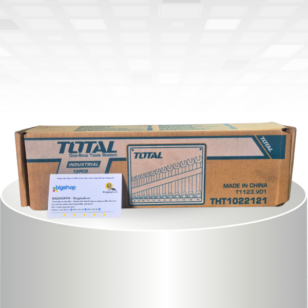 Bộ cờ lê vòng miệng 12 món TOTAL THT1022121 (Các kích thước 6-24mm)