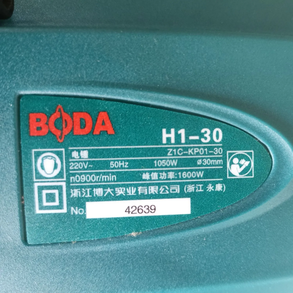 Khoan búa đa năng 1050W chổi than 30mm BODA H1-30
