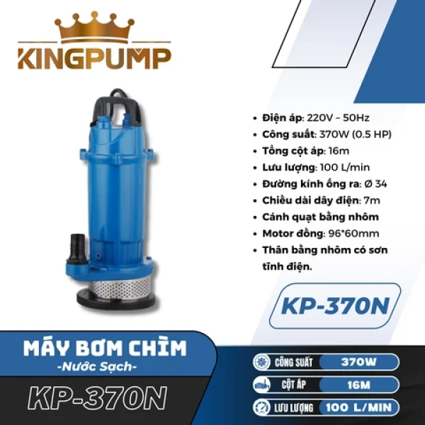 Máy bơm chìm Kingpump KP-370N - 370W