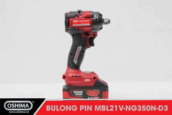 Máy mở bu lông pin lithium Oshima MBL21V-NG350N-D3