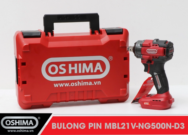 Máy mở bu lông pin lithium Oshima MBL21V-NG500N-D3 