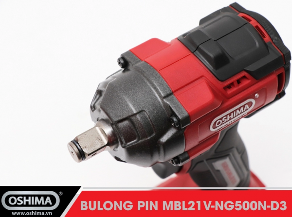 Máy mở bu lông pin lithium Oshima MBL21V-NG500N-D3 