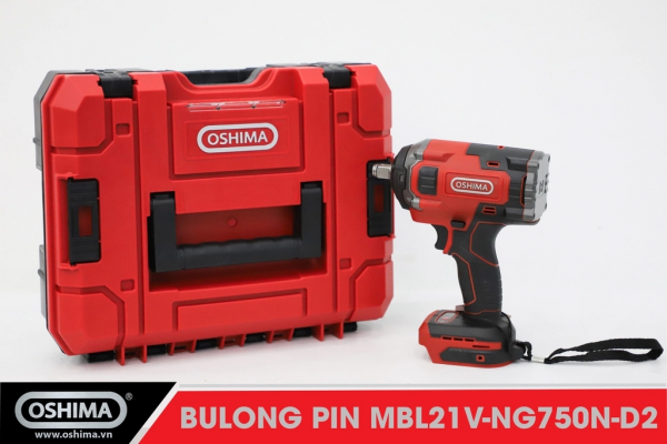 Máy mở bu lông pin lithium Oshima MBL21V-NG750N-D2