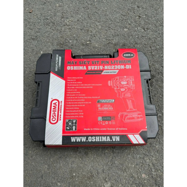 Máy siết vít pin lithium lithium OSHIMA SV21V-NG230N-D1