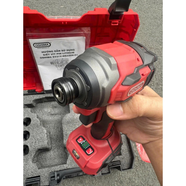 Máy siết vít pin lithium lithium OSHIMA SV21V-NG230N-D1
