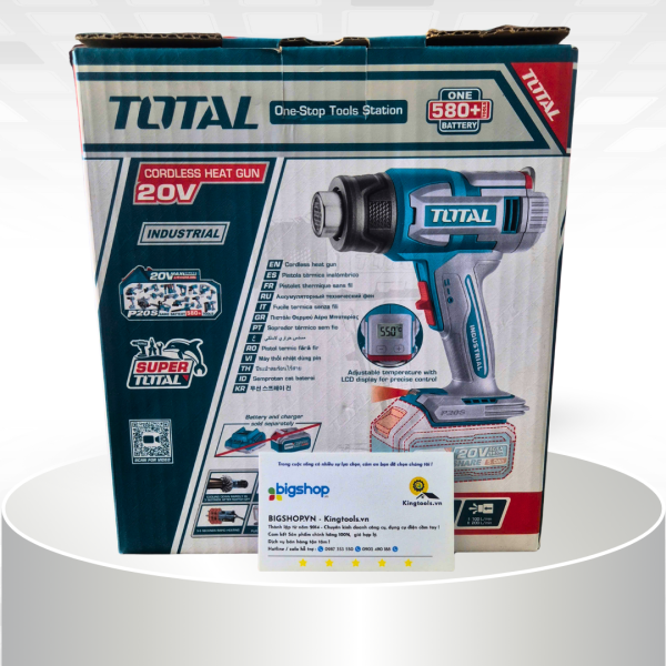Máy thổi nhiệt dùng pin 20V TOTAL TBLI2003 (Thân máy)