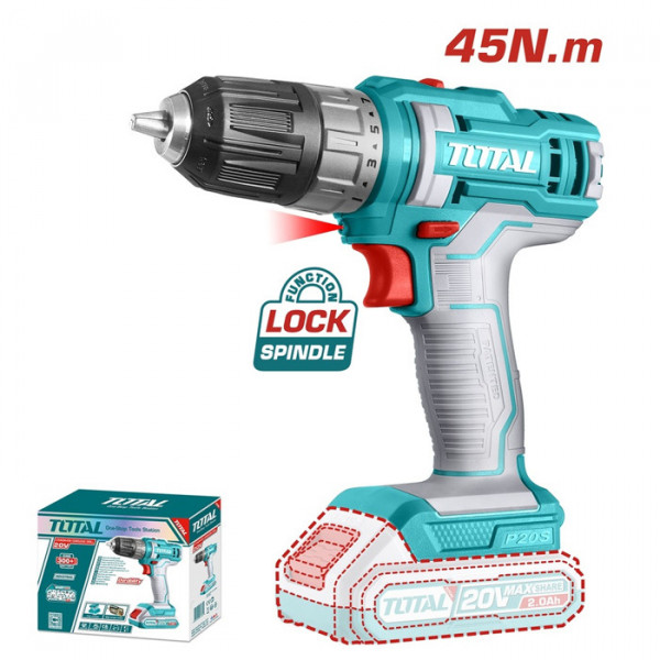 Máy Khoan Vặn Vít Dùng Pin Total TDLI200515 (Chưa Pin & Sạc)