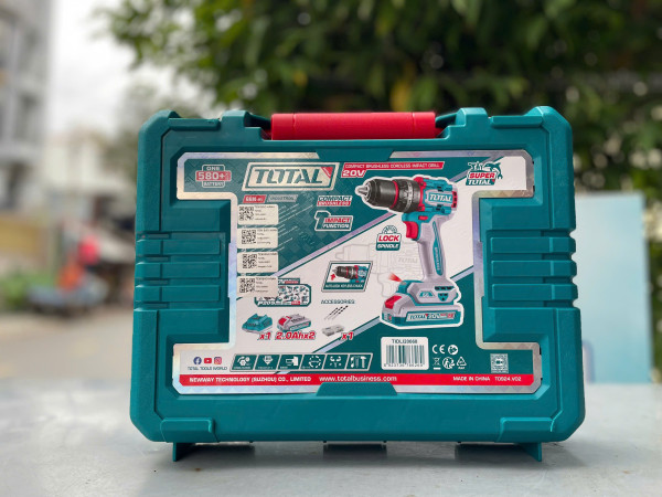 Máy khoan búa không chổi than Lithium-ion 20V TOTAL TIDLI20668