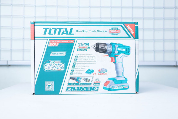 Bộ combo máy khoan TDLI20051 và máy siết vít TIRLI2017 dùng pin 20V Total