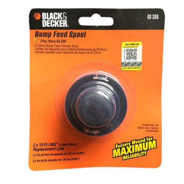 Ổ cắt cước dùng máy cắt cỏ Black+Decke RS300-B1