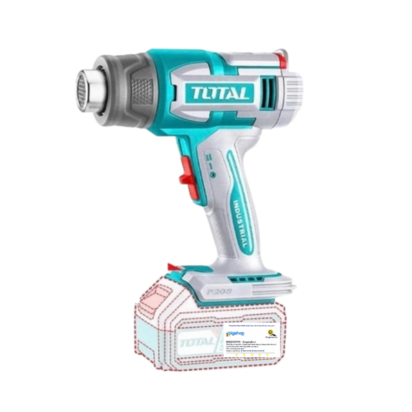 Máy thổi nhiệt dùng pin 20V Total TBLI20035 (Kèm 1 Pin 5.0Ah & Sạc)