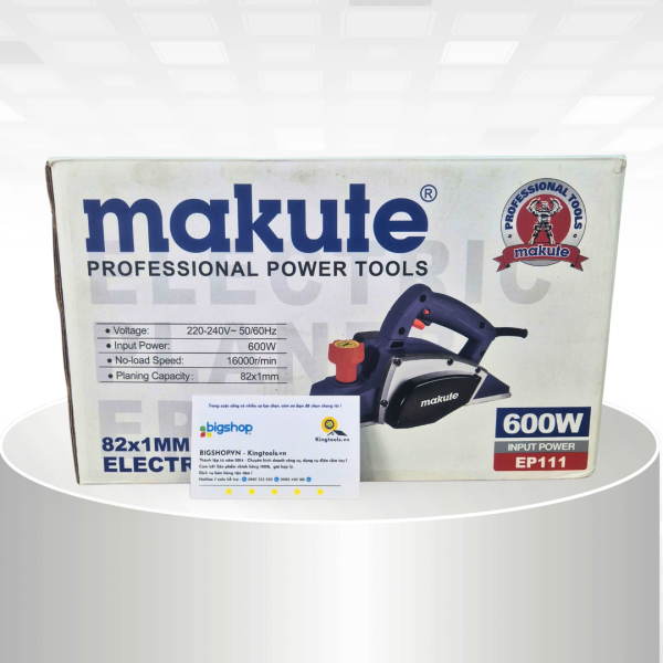 Máy bào gỗ MAKUTE EP111 (Công suất 600W, kích thước 82 x 1mm)