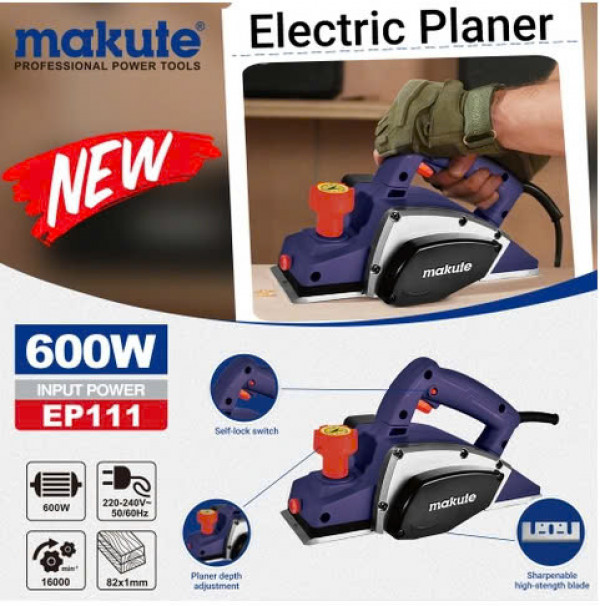 Máy bào gỗ Makute EP111, 600W,  82X1mm