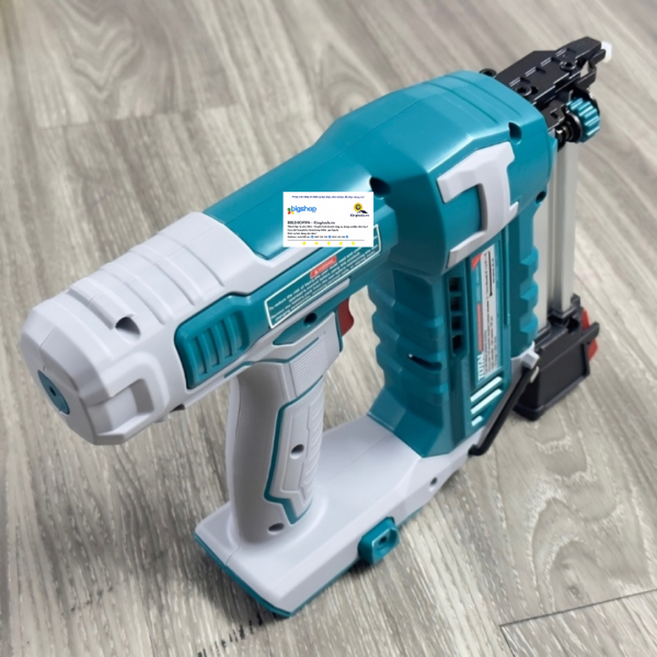 Máy bắn đinh thẳng 35mm dùng pin 20V TOTAL TCBNLI2008 (1 pin 2.0Ah và 1 sạc)
