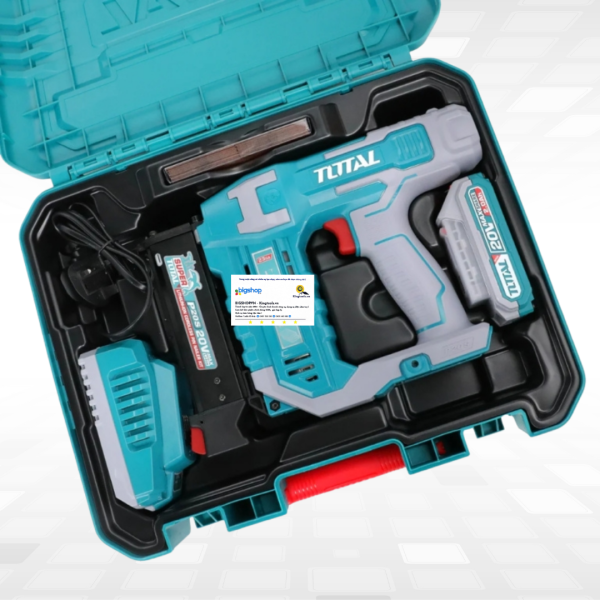 Máy bắn ghim 35mm dùng pin TOTAL TCBNLI3606 (1 pin 2.0Ah và 1 sạc)