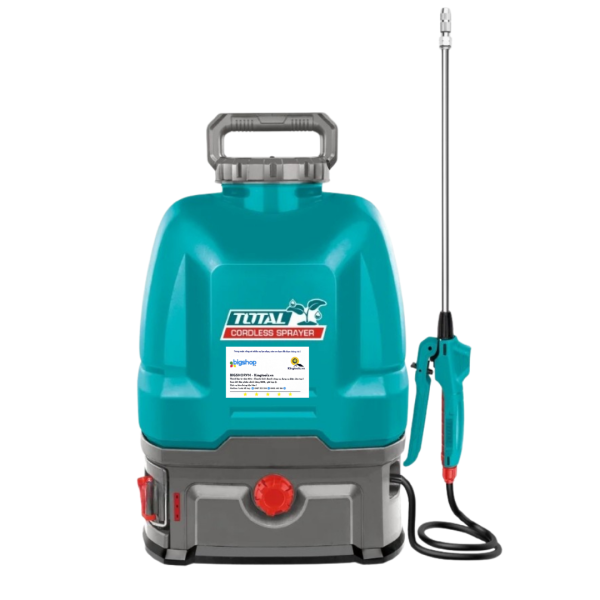 Máy xịt thuốc dùng pin 20V TOTAL TSPLI20162 (Dung tích 16L) - 1 pin 2.0Ah và sạc
