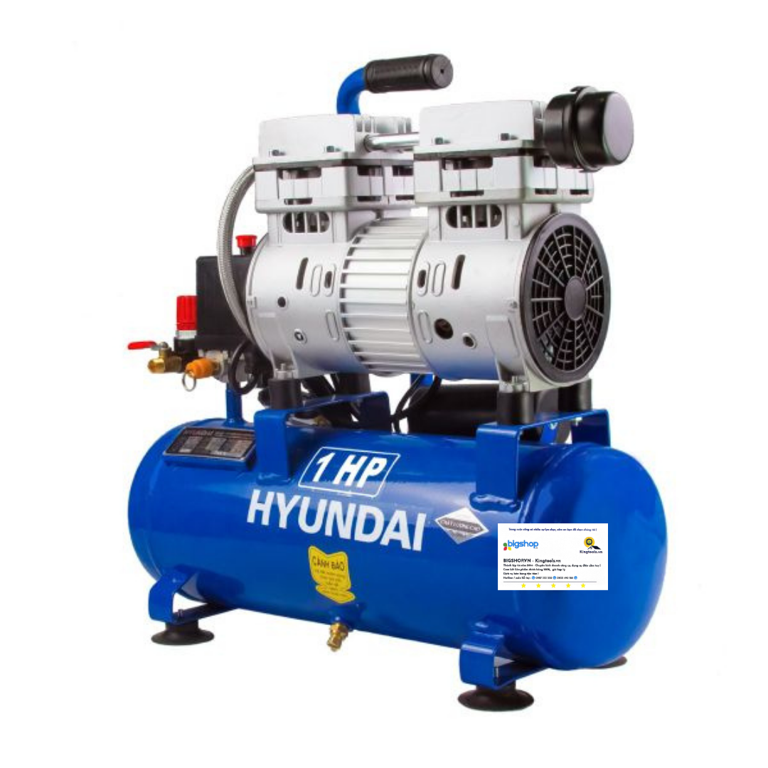Máy nén khí không dầu HYUNDAI AH1-110 (10L)