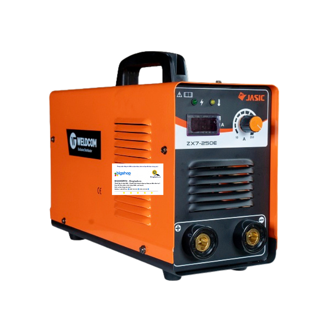 Máy hàn que điện tử Jasic ZX7 250E, chuyên hàn que 3.2 ly