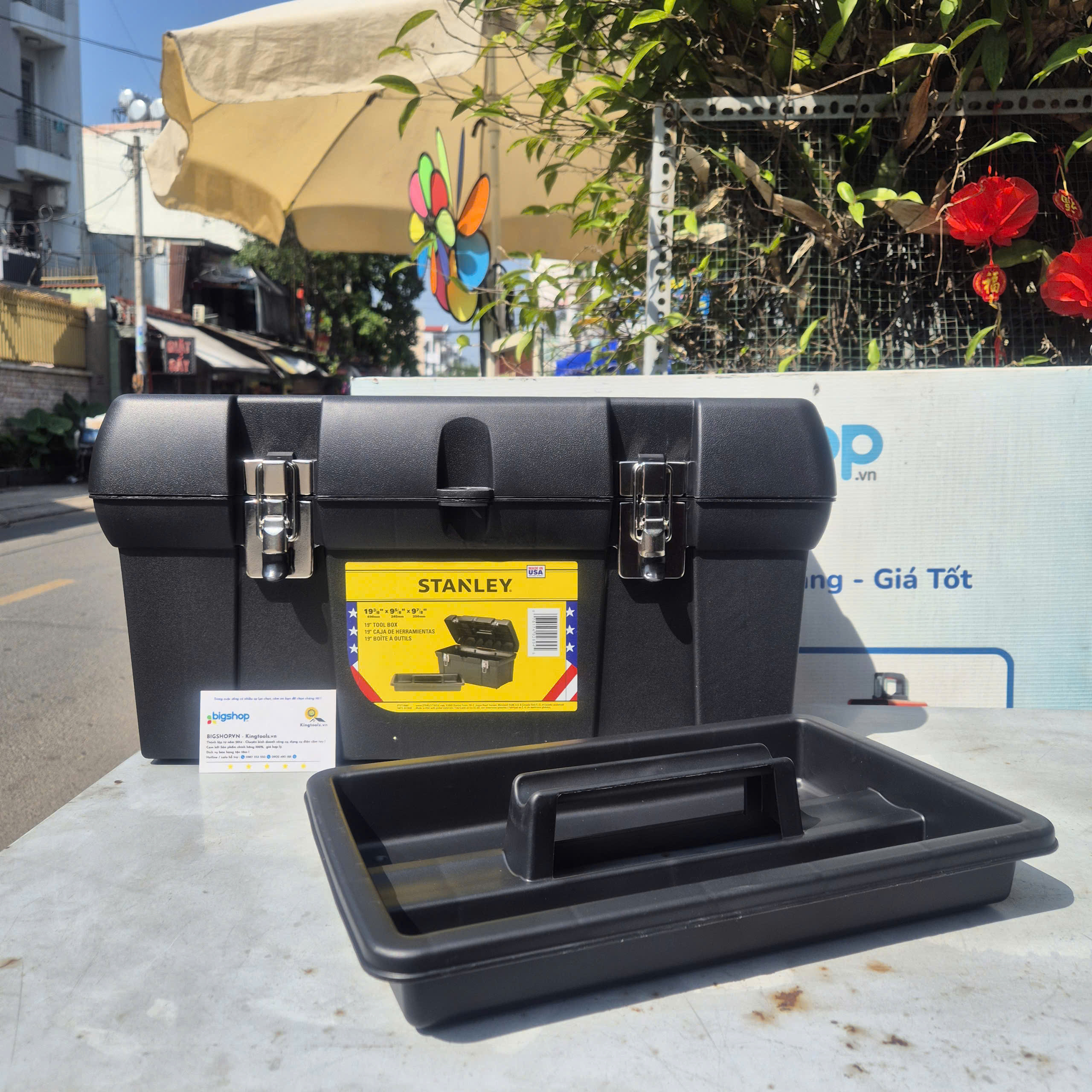 Hộp đồ nghề Stanley STST19005 móc khóa kim loại