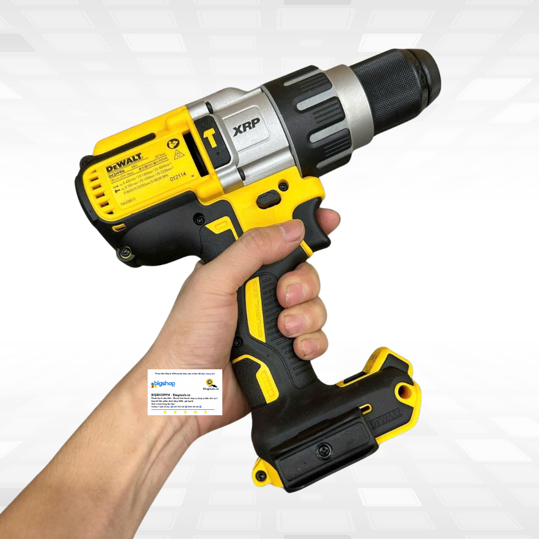 Máy khoan pin 18V DEWALT DCD996N-KR - Thân máy (Lực siết 95Nm)