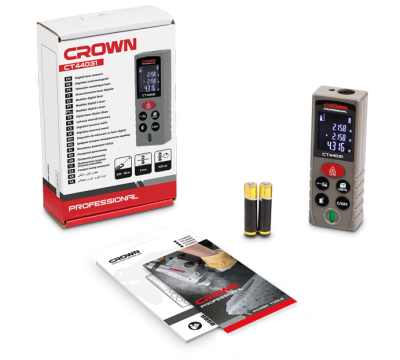 Máy đo khoảng cách laser Crown CT44031, đo 100m