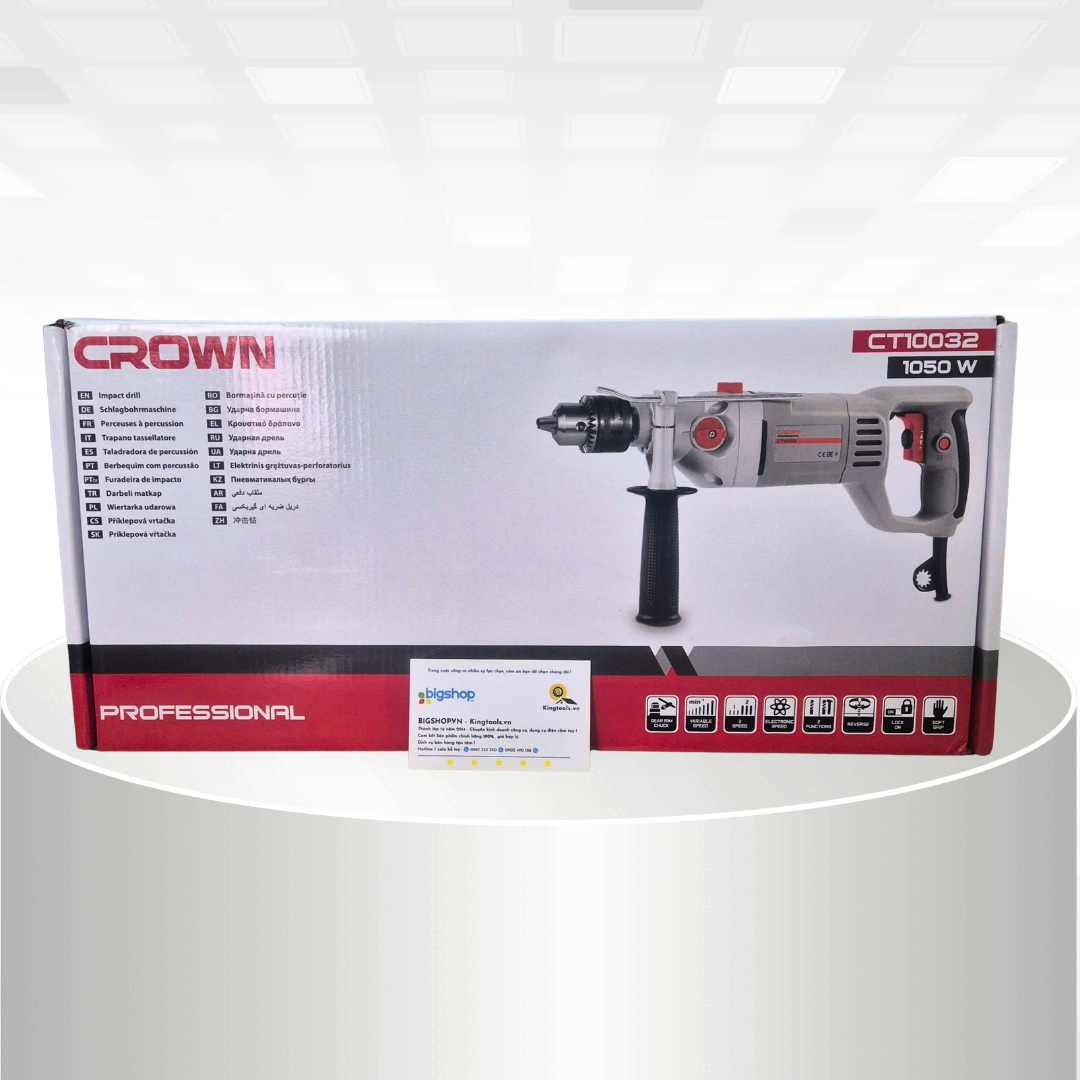 Máy khoan tường CROWN CT10032 (Công suất 1050W)